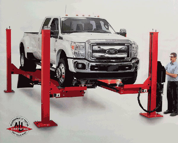 extra long truck lift for big truck front alignments